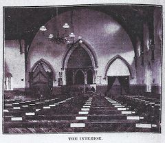 St Marks Church interior 1913